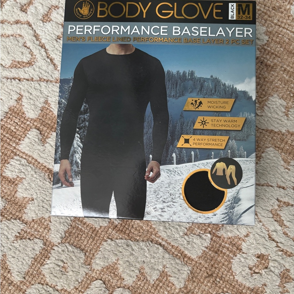 Body Glove Black Performance Baselayer Set